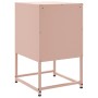 Mesitas de noche 2 unidades acero rosa 36x39x60,5 cm de , Mesitas de noche - Ref: Foro24-846461, Precio: 94,28 €, Descuento: %