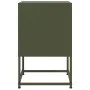 Mesita de noche acero verde oliva 36x39x60,5 cm de , Mesitas de noche - Ref: Foro24-846454, Precio: 41,65 €, Descuento: %
