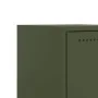 Mesita de noche acero verde oliva 36x39x60,5 cm de , Mesitas de noche - Ref: Foro24-846454, Precio: 41,65 €, Descuento: %