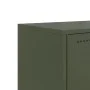 Mueble para TV de acero verde oliva 100,5x39x60,5 cm de , Muebles TV - Ref: Foro24-846480, Precio: 102,58 €, Descuento: %