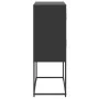 Aparador de acero negro 68,5x38,5x107 cm de , Aparadores - Ref: Foro24-846482, Precio: 91,36 €, Descuento: %