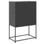 Aparador de acero negro 68,5x38,5x107 cm de , Aparadores - Ref: Foro24-846482, Precio: 91,36 €, Descuento: %
