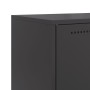 Aparador de acero negro 68,5x38,5x107 cm de , Aparadores - Ref: Foro24-846482, Precio: 92,38 €, Descuento: %