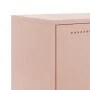 Aparador de acero rosa 68,5x38,5x123,5 cm de , Aparadores - Ref: Foro24-846489, Precio: 150,17 €, Descuento: %