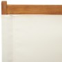 Sillas jardín plegables 6 uds tela madera maciza y tela crema de , Sillas de jardín - Ref: Foro24-3214638, Precio: 341,03 €, ...