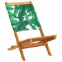 Sillas de jardín reclinables 6 uds madera maciza y tela verde de , Sillas de jardín - Ref: Foro24-3214650, Precio: 319,94 €, ...