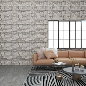 Paneles de pared 3D con diseño de ladrillo gris 11 piezas EPS de , Recubrimiento de paredes - Ref: Foro24-147205, Precio: 191...
