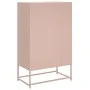 Aparador de acero laminado en frío rosa 68,5x39x111,5 cm de , Aparadores - Ref: Foro24-846603, Precio: 98,25 €, Descuento: %