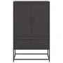 Aparador de acero laminado en frío negro 68x39x111,5 cm de , Aparadores - Ref: Foro24-846608, Precio: 149,94 €, Descuento: %