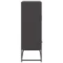 Aparador de acero laminado en frío negro 68x39x111,5 cm de , Aparadores - Ref: Foro24-846608, Precio: 149,94 €, Descuento: %