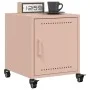 Bedside tables 2 units pink steel 36x39x43.5 cm by , Nightstands - Ref: Foro24-846617, Price: 74,79 €, Discount: %