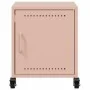 Bedside tables 2 units pink steel 36x39x43.5 cm by , Nightstands - Ref: Foro24-846617, Price: 74,79 €, Discount: %