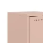Bedside tables 2 units pink steel 36x39x43.5 cm by , Nightstands - Ref: Foro24-846617, Price: 74,79 €, Discount: %