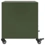 Mesita de noche acero verde oliva 36x39x43,5 cm de , Mesitas de noche - Ref: Foro24-846634, Precio: 54,60 €, Descuento: %