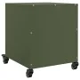 Mesita de noche acero verde oliva 36x39x43,5 cm de , Mesitas de noche - Ref: Foro24-846634, Precio: 54,60 €, Descuento: %