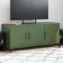 Mueble TV acero laminado en frío verde oliva 100,5x39x43,5 cm de , Muebles TV - Ref: Foro24-846648, Precio: 125,66 €, Descuen...