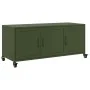 Mueble TV acero laminado en frío verde oliva 100,5x39x43,5 cm de , Muebles TV - Ref: Foro24-846648, Precio: 125,66 €, Descuen...
