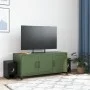 Mueble TV acero laminado en frío verde oliva 100,5x39x43,5 cm de , Muebles TV - Ref: Foro24-846648, Precio: 125,66 €, Descuen...