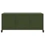 Mueble TV acero laminado en frío verde oliva 100,5x39x43,5 cm de , Muebles TV - Ref: Foro24-846648, Precio: 125,66 €, Descuen...