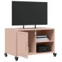 Mueble para TV acero laminado en frío rosa 68x39x43,5 cm de , Muebles TV - Ref: Foro24-846669, Precio: 64,86 €, Descuento: %