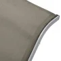 Tumbonas con mesita 2 unidades aluminio gris taupe de vidaXL, Tumbonas - Ref: Foro24-310538, Precio: 213,63 €, Descuento: %