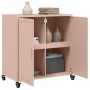 Aparador de acero laminado en frío rosa 68,5x39x72 cm de , Aparadores - Ref: Foro24-846657, Precio: 98,57 €, Descuento: %