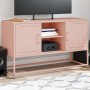 Mueble para TV de acero rosa 100,5x39x60,5 cm de , Muebles TV - Ref: Foro24-846513, Precio: 101,01 €, Descuento: %