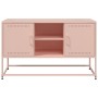Mueble para TV de acero rosa 100,5x39x60,5 cm de , Muebles TV - Ref: Foro24-846513, Precio: 101,01 €, Descuento: %