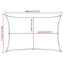 Toldo de vela rectangular HDPE arena 160 g/m² 3,5x4,5 m de , Sombrillas - Ref: Foro24-4002043, Precio: 36,71 €, Descuento: %
