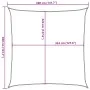 Toldo de vela cuadrado HDPE arena 160 g/m² 3,6x3,6 m de , Sombrillas - Ref: Foro24-4002022, Precio: 34,07 €, Descuento: %