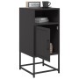 Mesita de noche acero negra 36x39x78 cm de , Mesitas de noche - Ref: Foro24-846566, Precio: 68,70 €, Descuento: %
