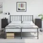 Mesitas de noche 2 unidades acero negra 36x39x78 cm de , Mesitas de noche - Ref: Foro24-846579, Precio: 113,03 €, Descuento: %