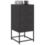 Mesitas de noche 2 unidades acero negra 36x39x78 cm de , Mesitas de noche - Ref: Foro24-846579, Precio: 114,10 €, Descuento: %