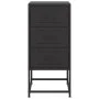 Mesitas de noche 2 unidades acero negra 36x39x78 cm de , Mesitas de noche - Ref: Foro24-846579, Precio: 113,03 €, Descuento: %