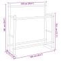 Perchero de bambú 100x30x100 cm de , Portaequipajes y soportes para maletas - Ref: Foro24-368042, Precio: 51,62 €, Descuento: %