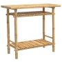 Mesa consola de bambú 90x37x75 cm de , Mesas consola - Ref: Foro24-368040, Precio: 102,49 €, Descuento: %
