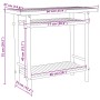 Mesa consola de bambú 90x37x75 cm de , Mesas consola - Ref: Foro24-368040, Precio: 102,49 €, Descuento: %