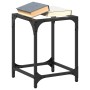 Mesa de centro superficie vidrio transparente acero 30x30x40 cm de , Mesas de centro - Ref: Foro24-845950, Precio: 24,71 €, D...