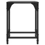 Mesa de centro superficie vidrio negra y acero 30x30x40 cm de , Mesas de centro - Ref: Foro24-845952, Precio: 25,58 €, Descue...