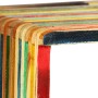 Set estantería de pared 3 uds teca maciza reciclada multicolor en Estanterías | Comprar online en Foru.es