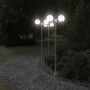 Farolas de exterior 3 unidades acero inoxidable 215 cm de , Iluminación de exterior - Ref: Foro24-4006389, Precio: 264,42 €, ...