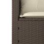 Set sofás de jardín 3 piezas y cojines ratán sintético marrón de , Sofás de exterior - Ref: Foro24-365459, Precio: 211,83 €, ...