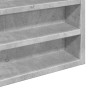 Vitrina de madera de ingeniería gris hormigón 100x8,5x75 cm de , Estantes y estanterías - Ref: Foro24-847936, Precio: 58,90 €...