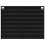 Vitrina de madera de ingeniería negra 100x8,5x75 cm de , Estantes y estanterías - Ref: Foro24-847934, Precio: 62,15 €, Descue...