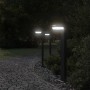 Lámparas de suelo de exterior 3 unidades aluminio negro 80 cm de , Iluminación de exterior - Ref: Foro24-4006340, Precio: 125...