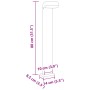 Lámparas de suelo de exterior 3 unidades aluminio negro 80 cm de , Iluminación de exterior - Ref: Foro24-4006340, Precio: 125...