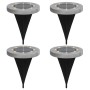 Luces solares suelo jardín con picos tierra blanco cálido 4 uds de , Iluminación de exterior - Ref: Foro24-4008200, Precio: 2...