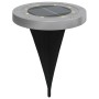 Luces solares suelo jardín con picos tierra blanco cálido 4 uds de , Iluminación de exterior - Ref: Foro24-4008200, Precio: 2...