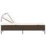 Liegestühle mit Kissen, 2 Stück, aus braunem Kunst-Rattan. von , Liegen - Ref: Foro24-3261588, Preis: 295,24 €, Rabatt: %