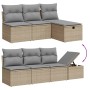 Set de sofás de jardín y cojines 8 piezas ratán sintético beige de , Conjuntos de jardín - Ref: Foro24-3275159, Precio: 548,6...